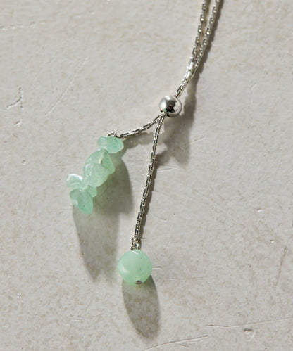 PAPILLONNER/パピヨネ 天然石Y字項鍊