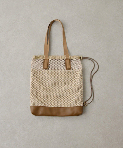 PAPILLONNER/パピヨネ 網眼2WAY托特包
