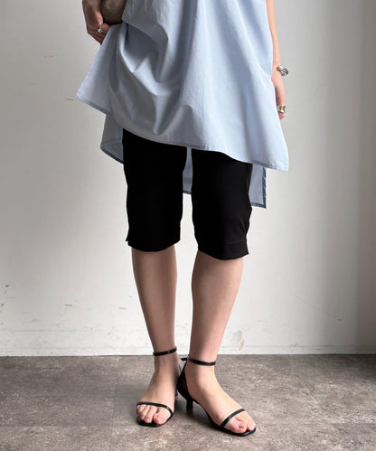 彈力斜紋七分褲