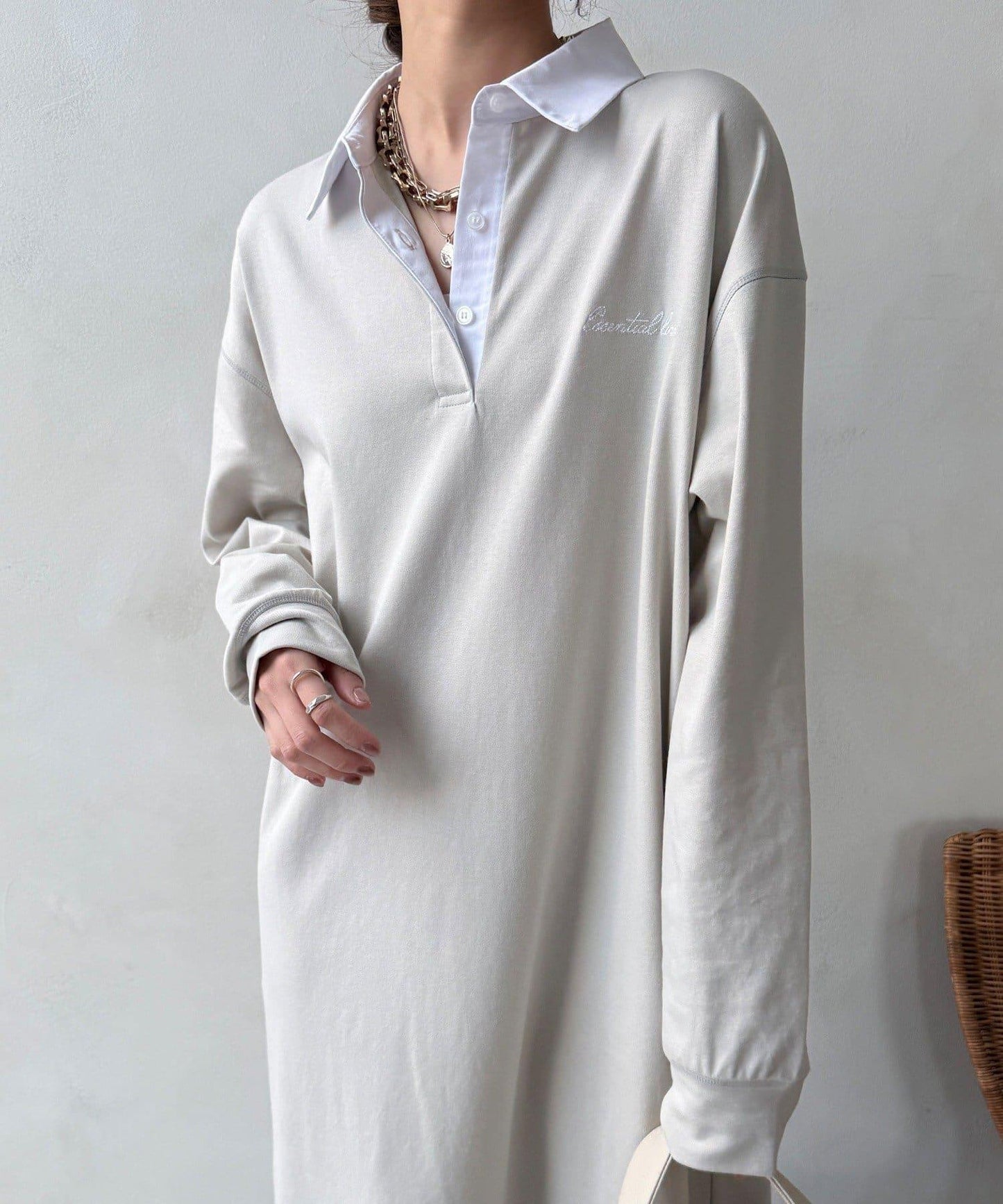 單點刺繡POLO連衣裙（網絡）