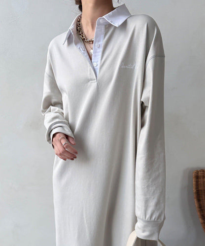 單點刺繡POLO連衣裙（網絡）