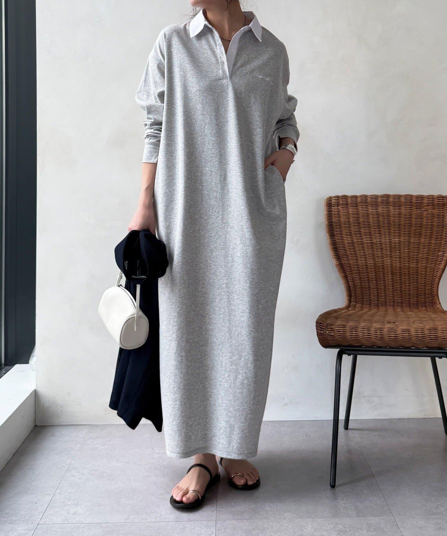 單點刺繡POLO連衣裙（網絡）