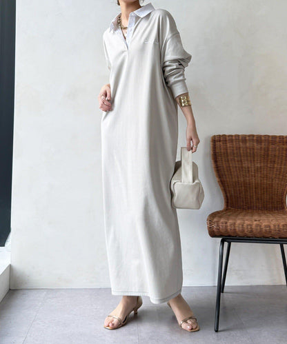 單點刺繡POLO連衣裙（網絡）