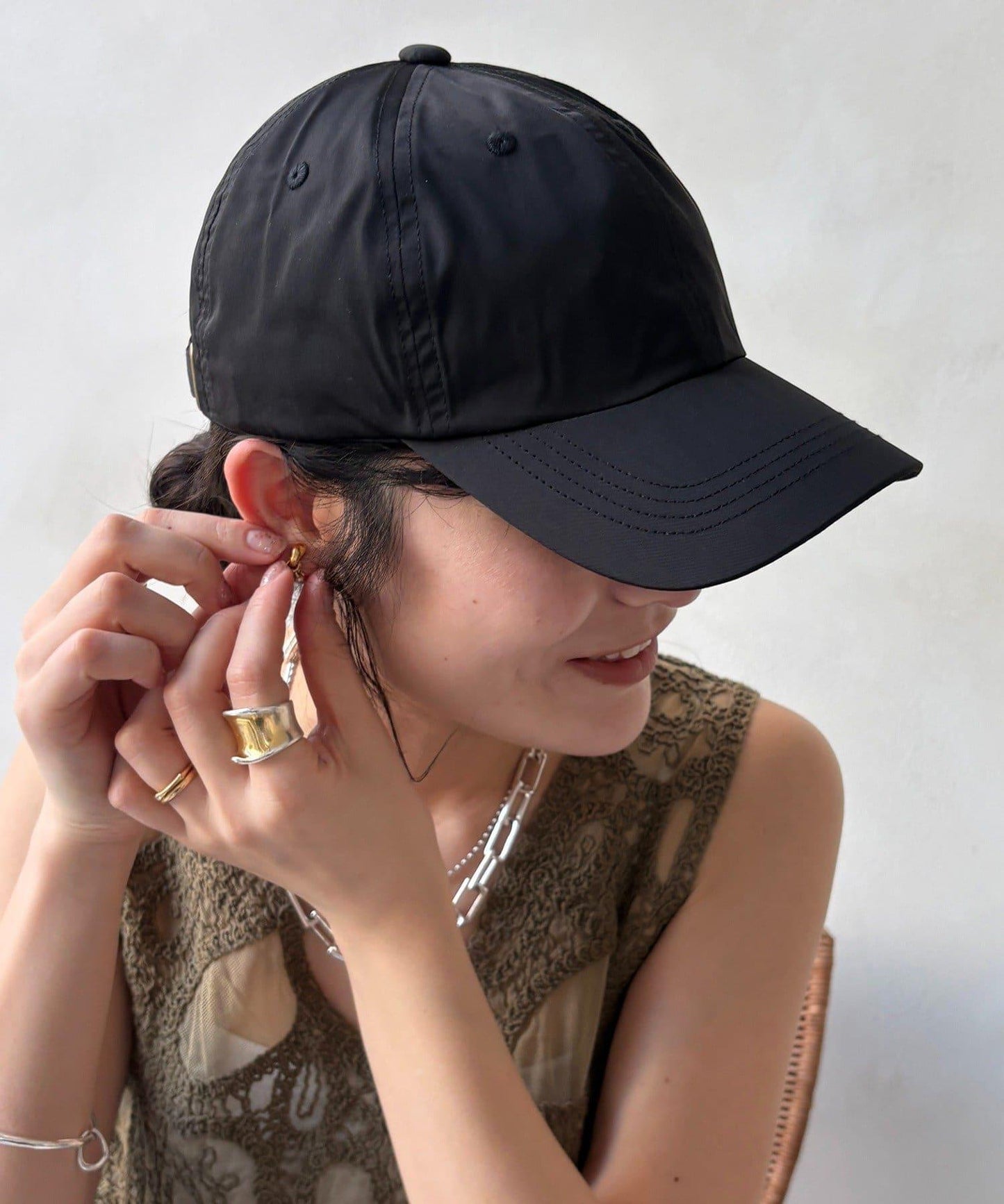 防潑水尼龍棒球帽