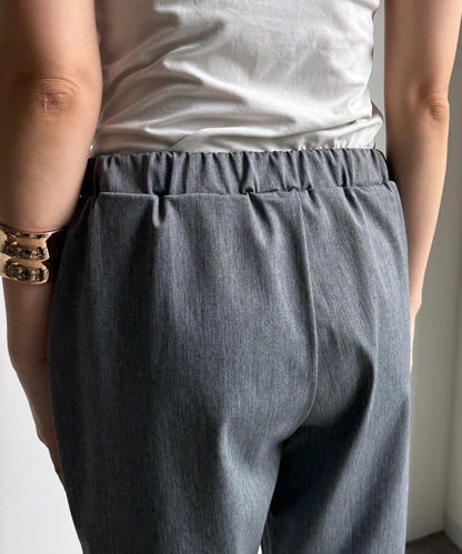 彈力斜紋七分褲