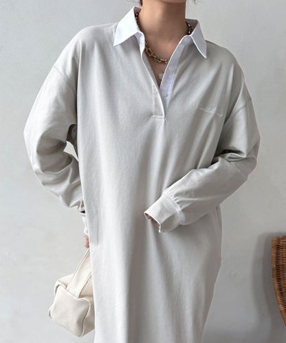 單點刺繡POLO連衣裙（網絡）