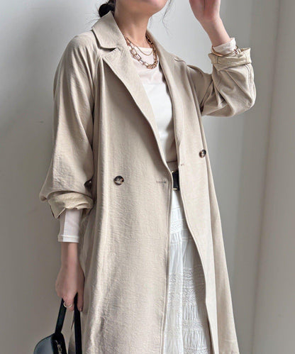 麂皮質感風衣（網絡）