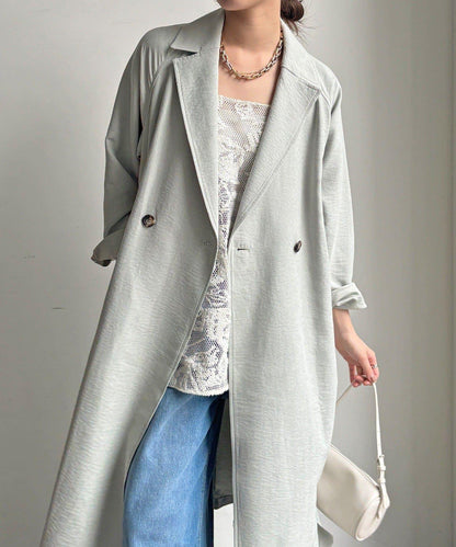 麂皮質感風衣（網絡）