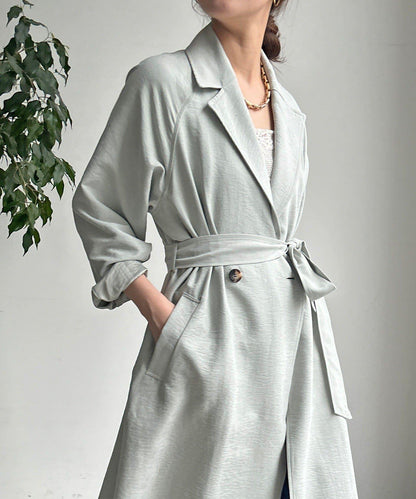 麂皮質感風衣（網絡）