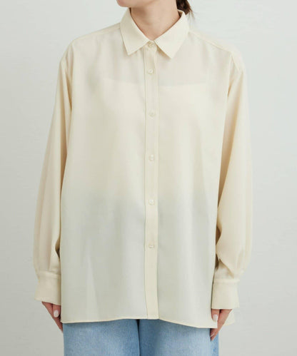 單肩疊穿設計 襯衫