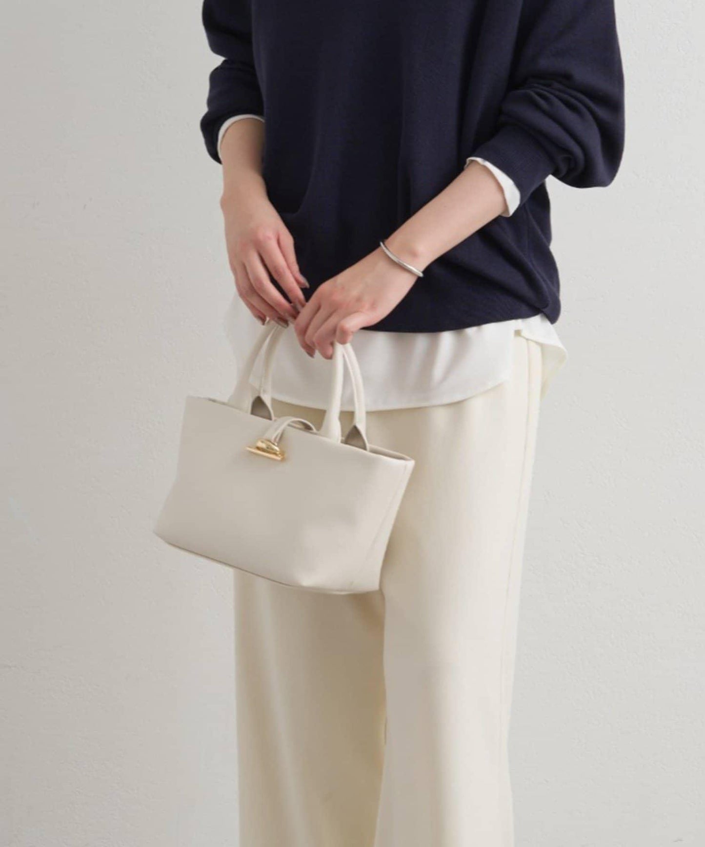 GALENA 金屬扣設計 迷你托特包