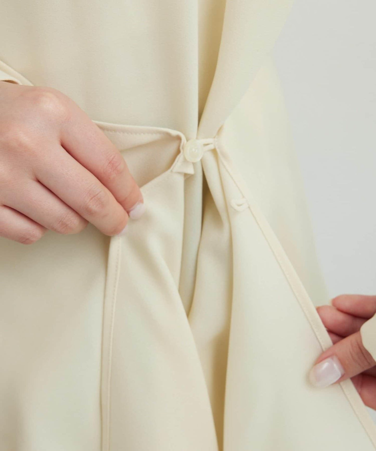 單肩疊穿設計 襯衫