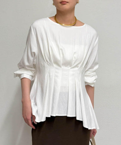 A字版型荷葉邊設計襯衫