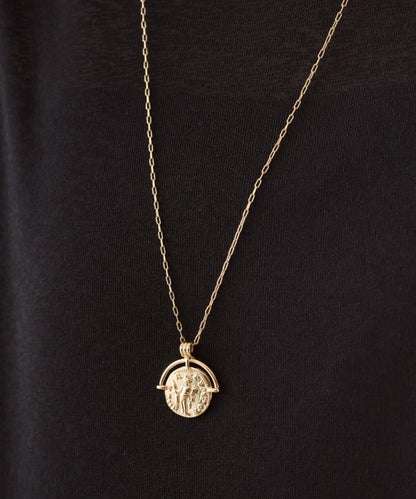 GALENA/ガレナ 變形幣牌項鍊