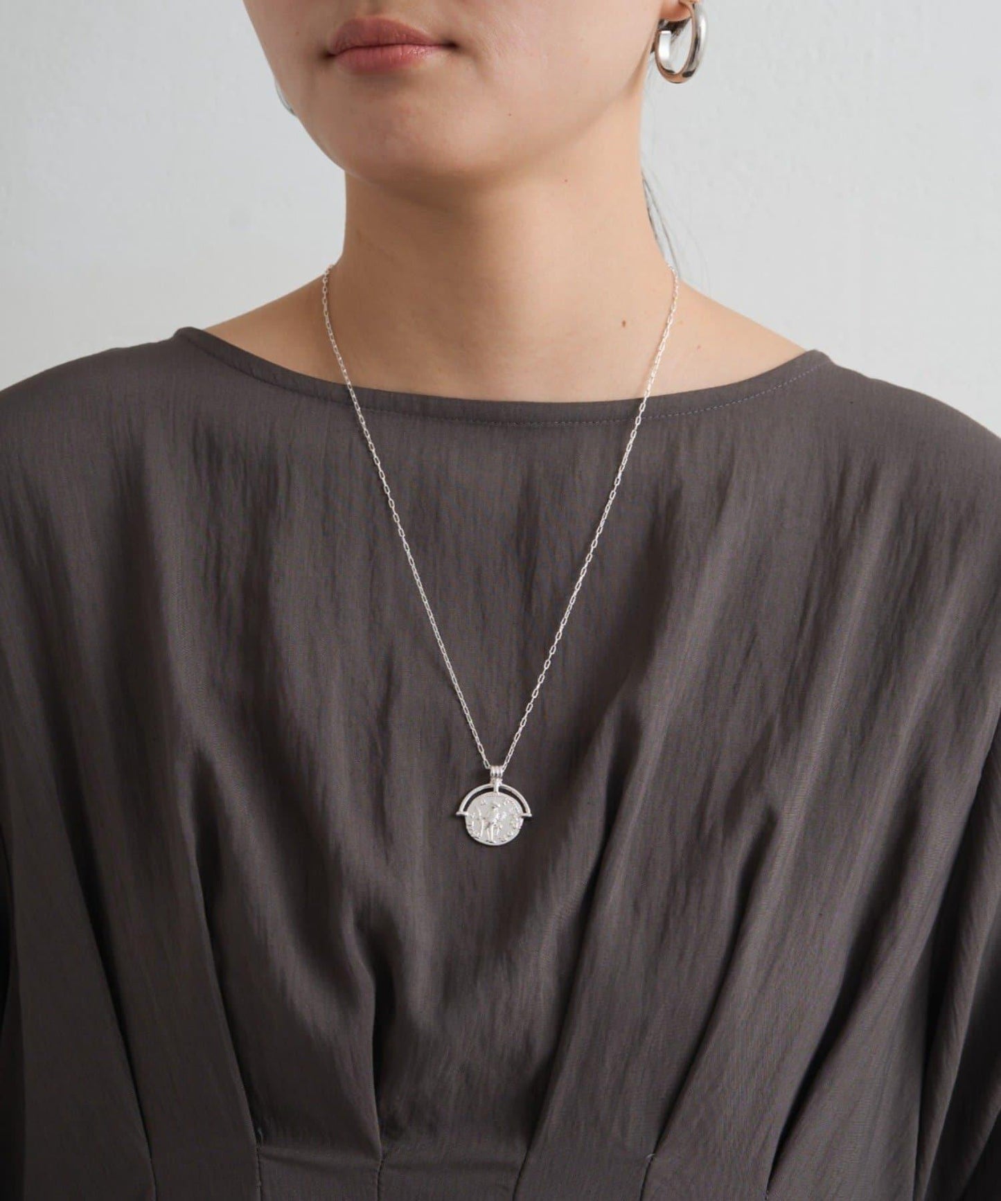 GALENA/ガレナ 變形幣牌項鍊