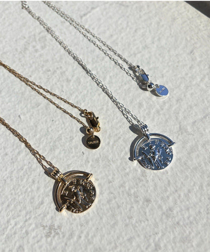 GALENA/ガレナ 變形幣牌項鍊