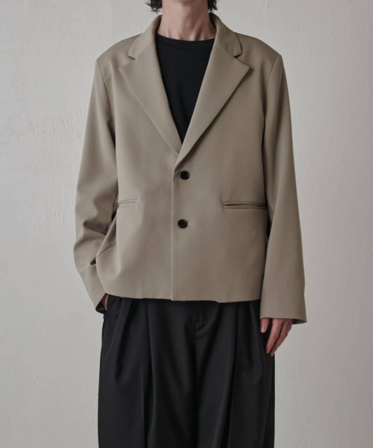 雙層織物短款夾克