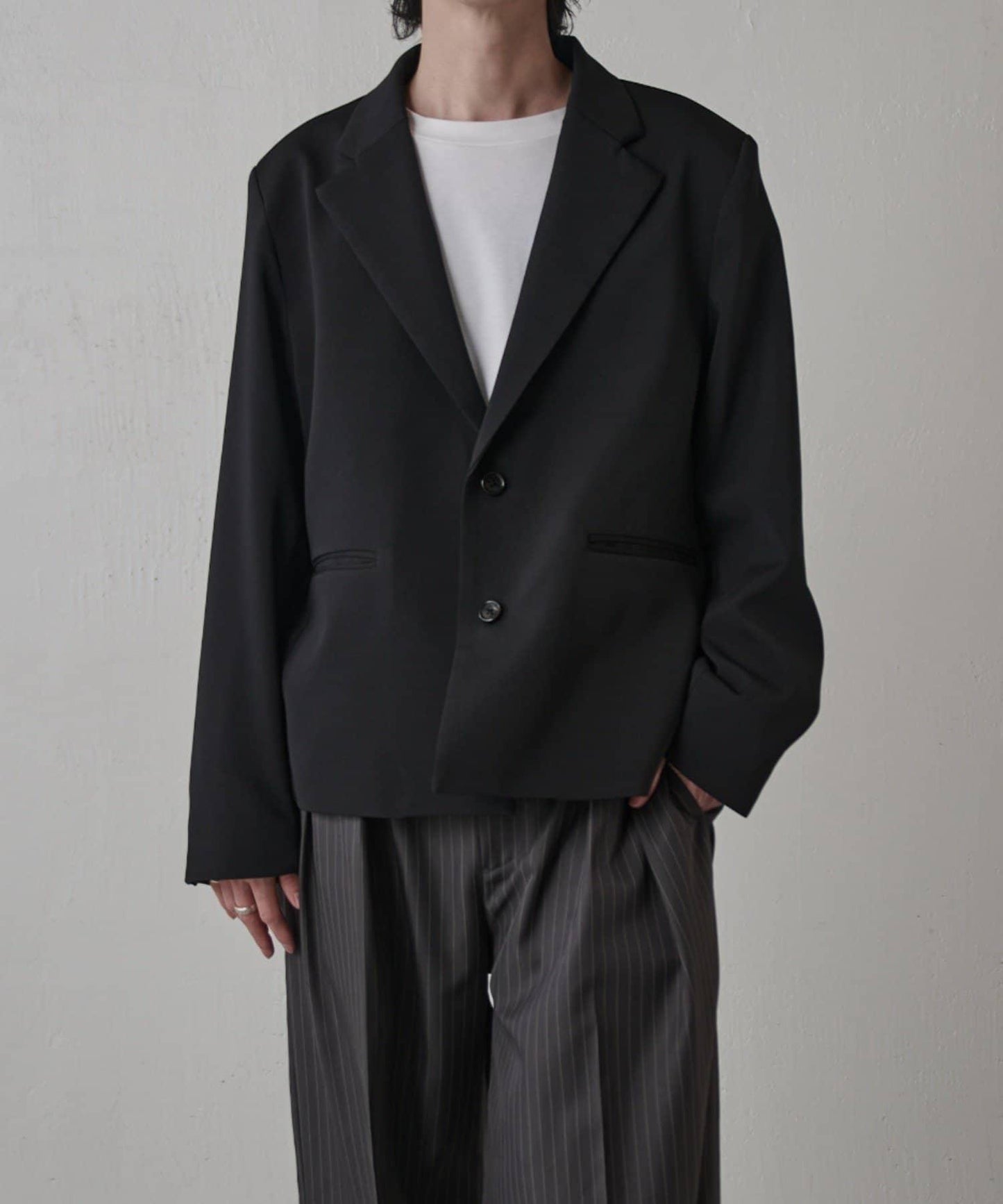 雙層織物短款夾克