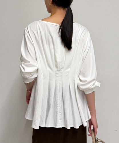 A字版型荷葉邊設計襯衫