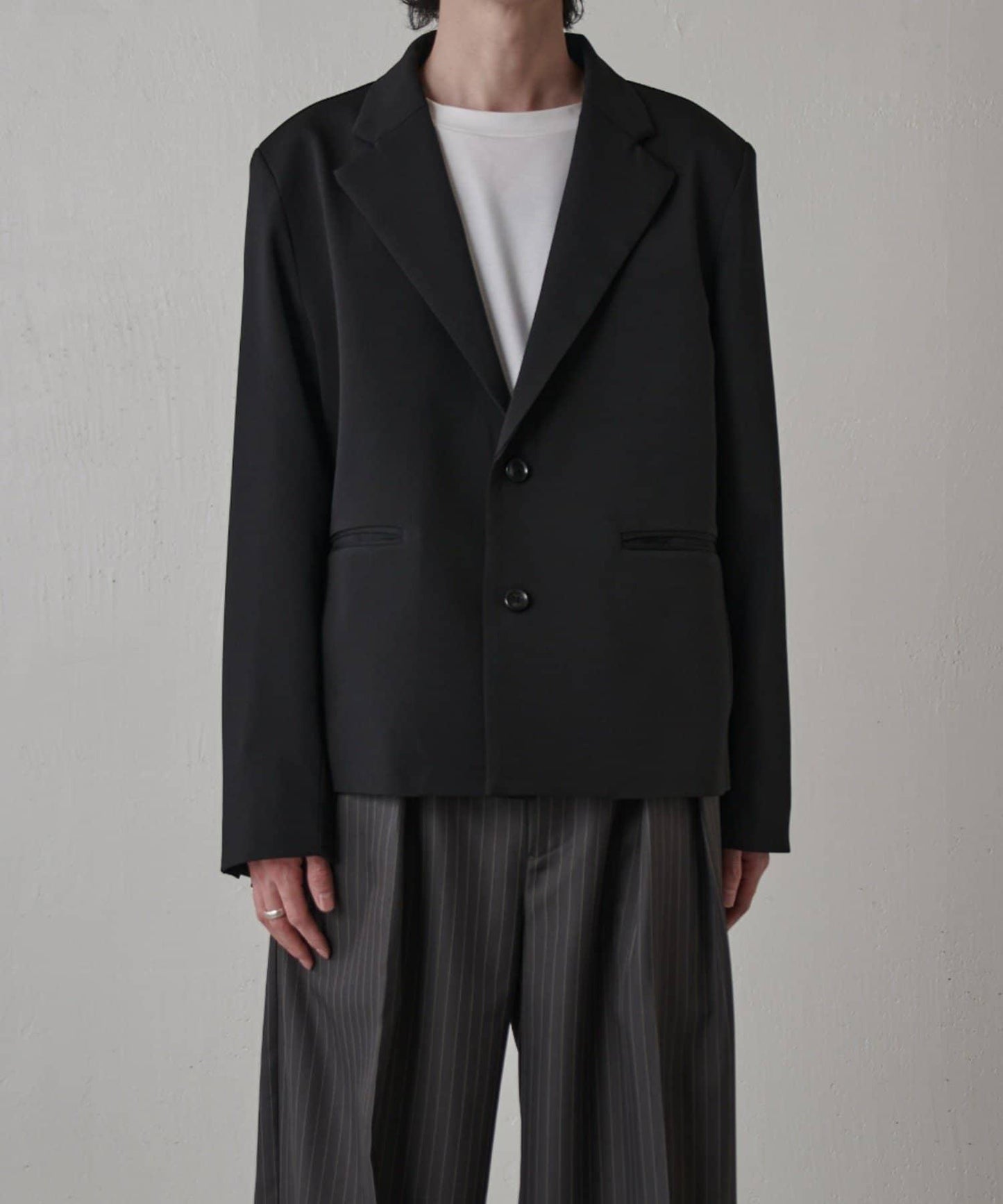 雙層織物短款夾克