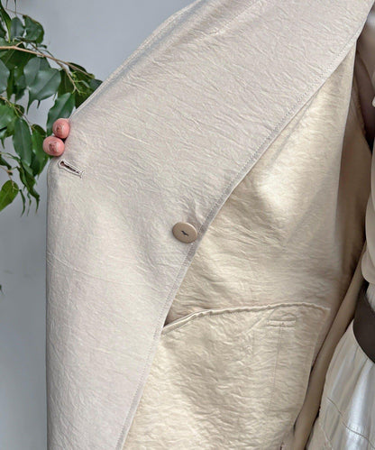 麂皮質感風衣（網絡）