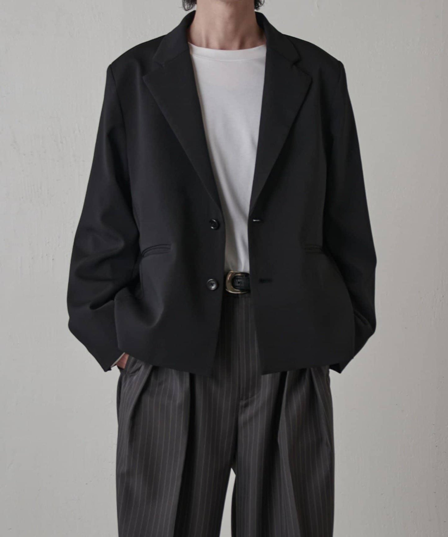 雙層織物短款夾克