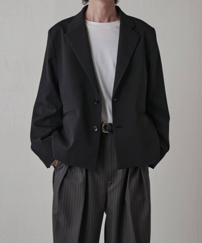 雙層織物短款夾克