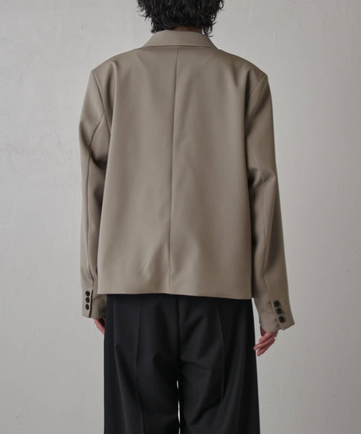 雙層織物短款夾克