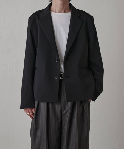 雙層織物短款夾克