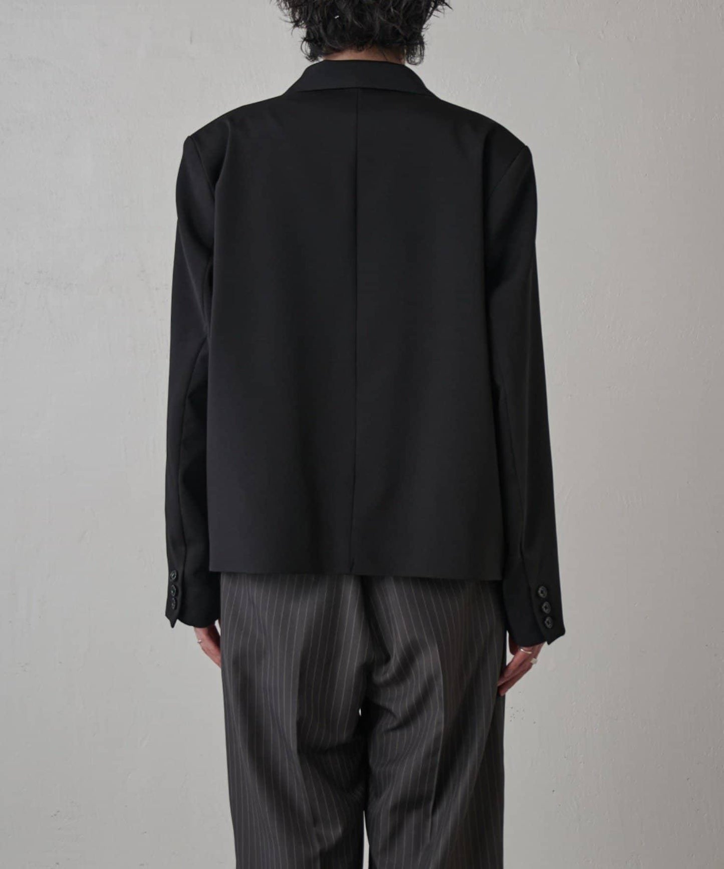 雙層織物短款夾克