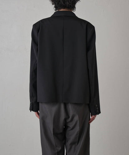 雙層織物短款夾克