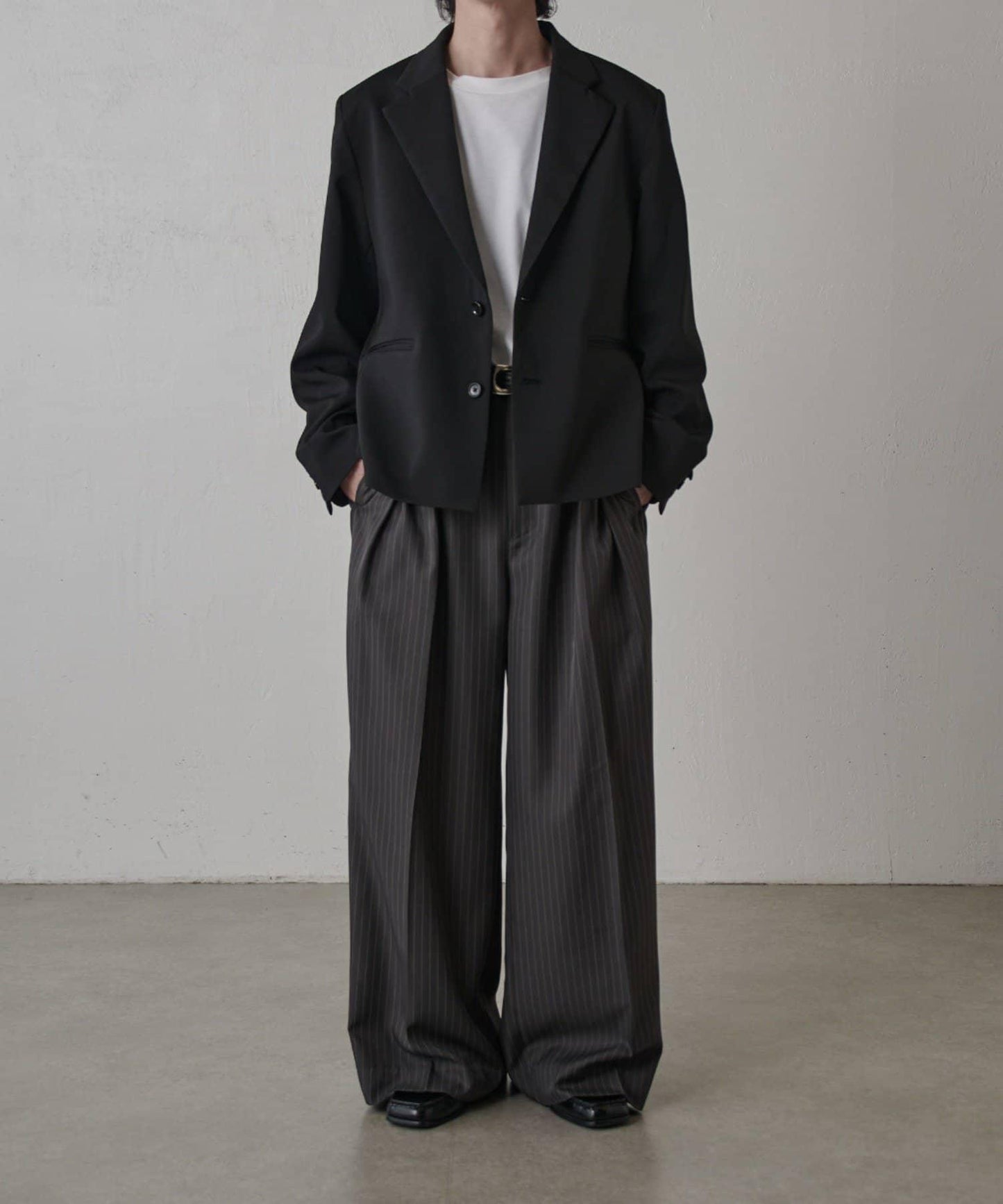 雙層織物短款夾克