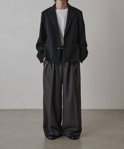 雙層織物短款夾克