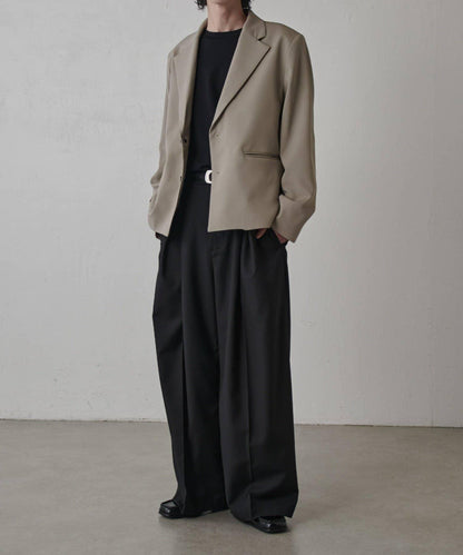 雙層織物短款夾克