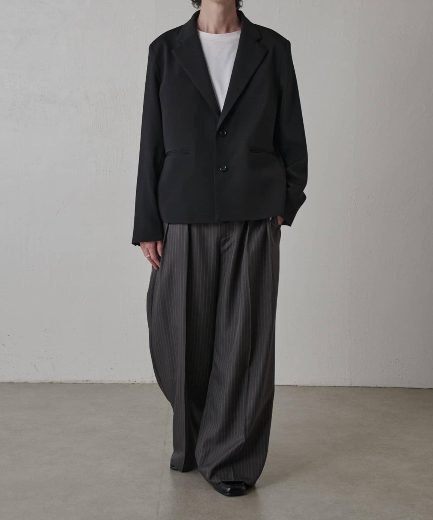 雙層織物短款夾克