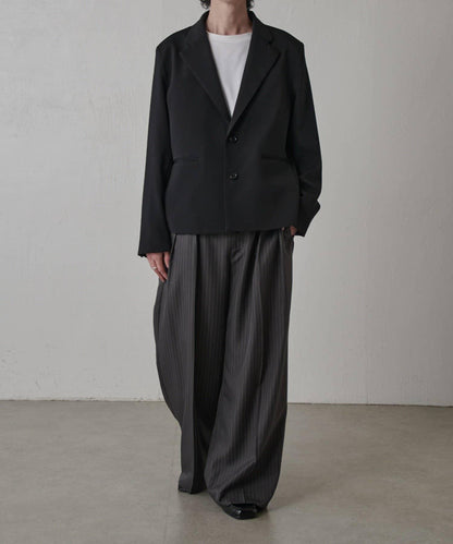 雙層織物短款夾克