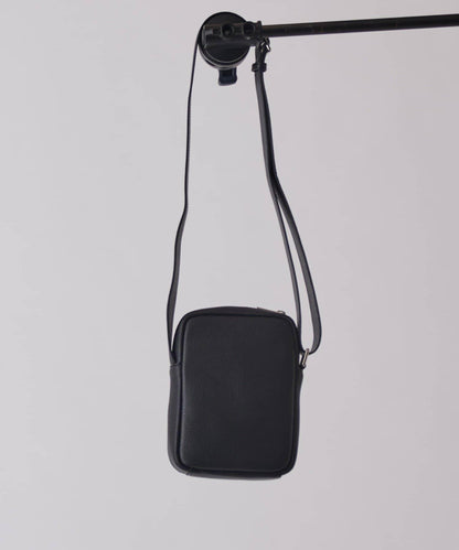 皮革翻蓋小號單肩包 S款