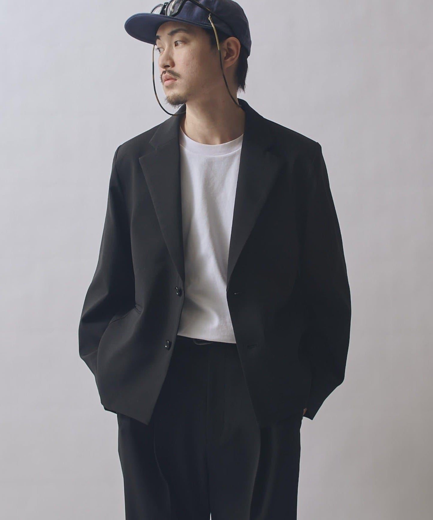 雙層織物短款夾克