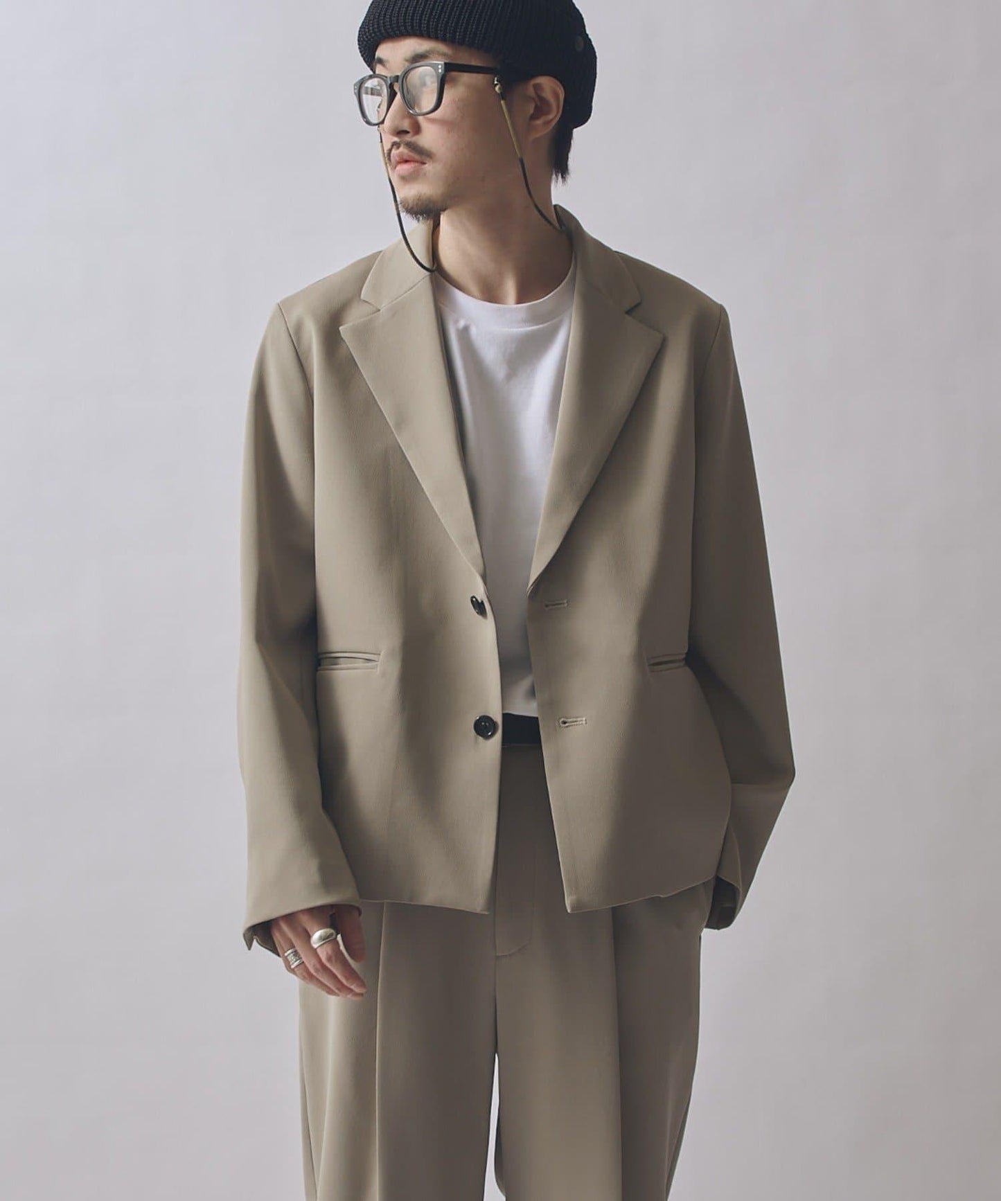 雙層織物短款夾克