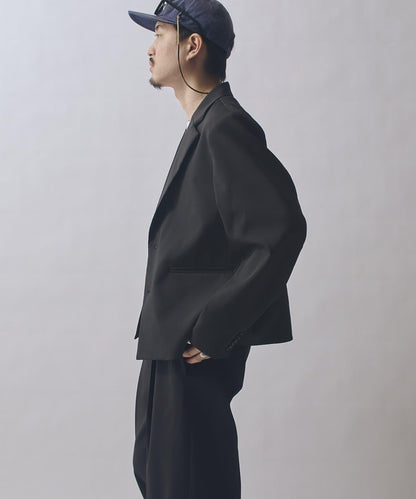 雙層織物短款夾克