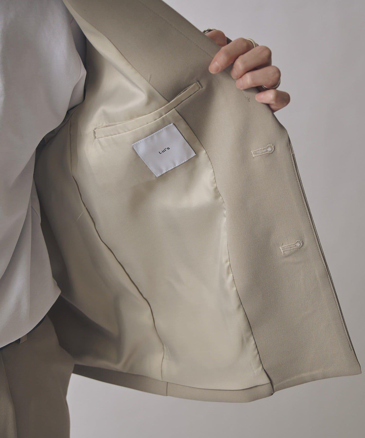 雙層織物短款夾克