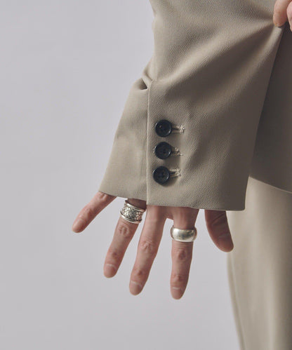 雙層織物短款夾克