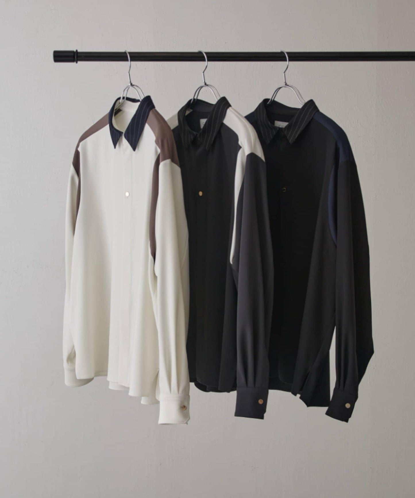 CULLNI exclusive for Lui's 拼色切換設計襯衫