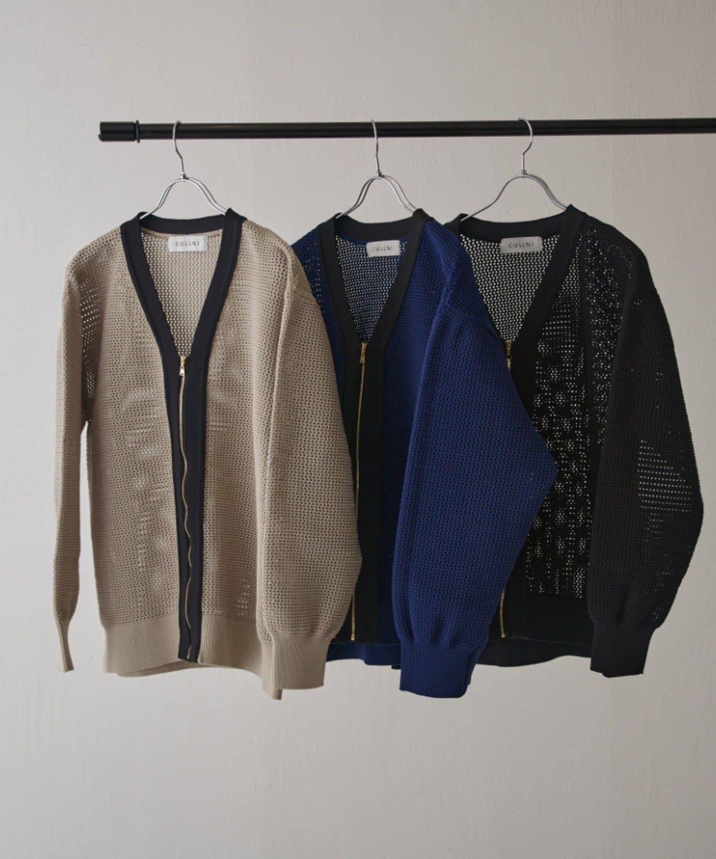 CULLNI exclusive for Lui's 拉鍊設計 針織開衫