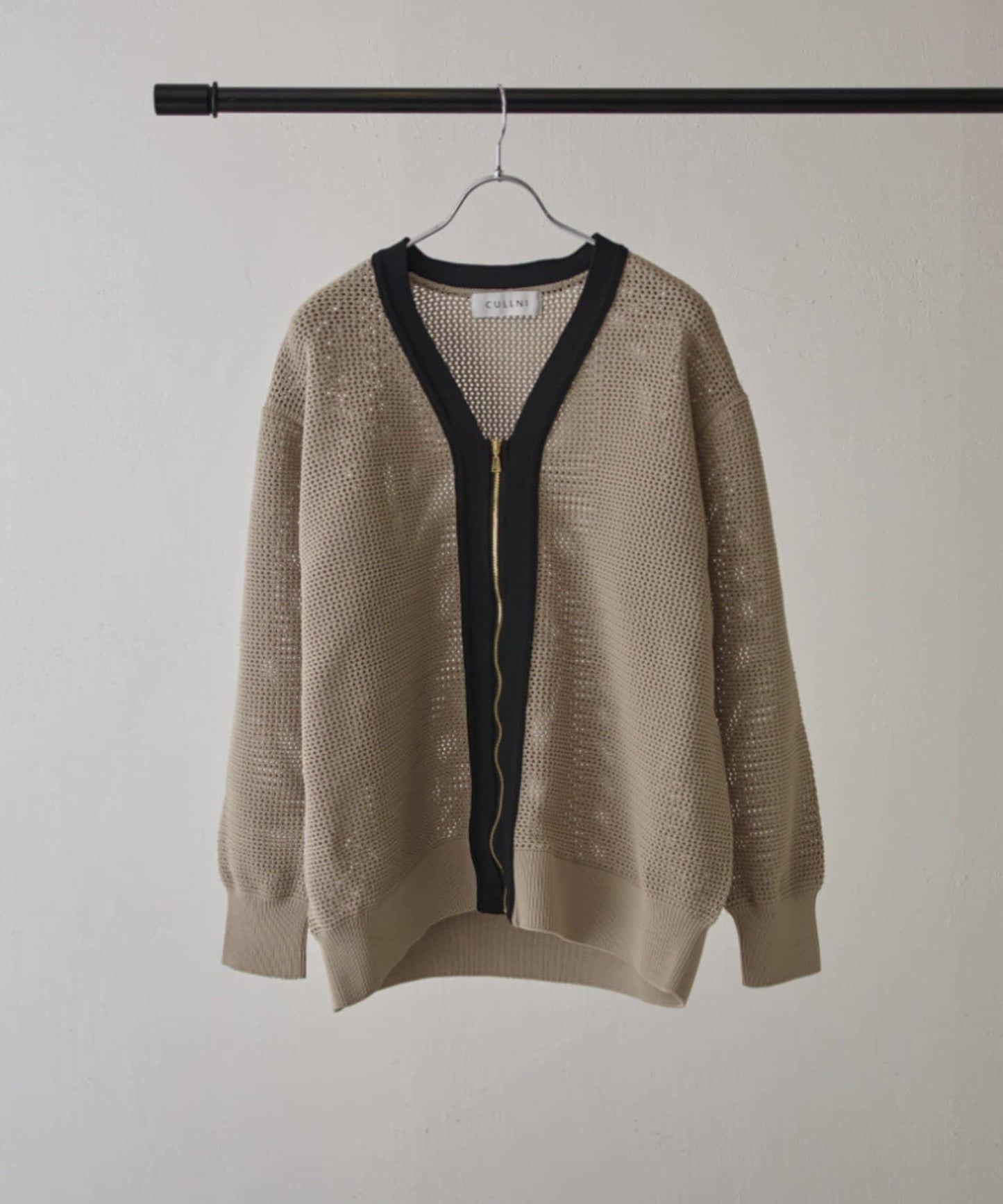 CULLNI exclusive for Lui's 拉鍊設計 針織開衫