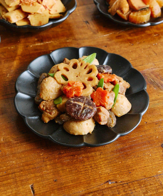 菊花造型 22cm 小菜盤