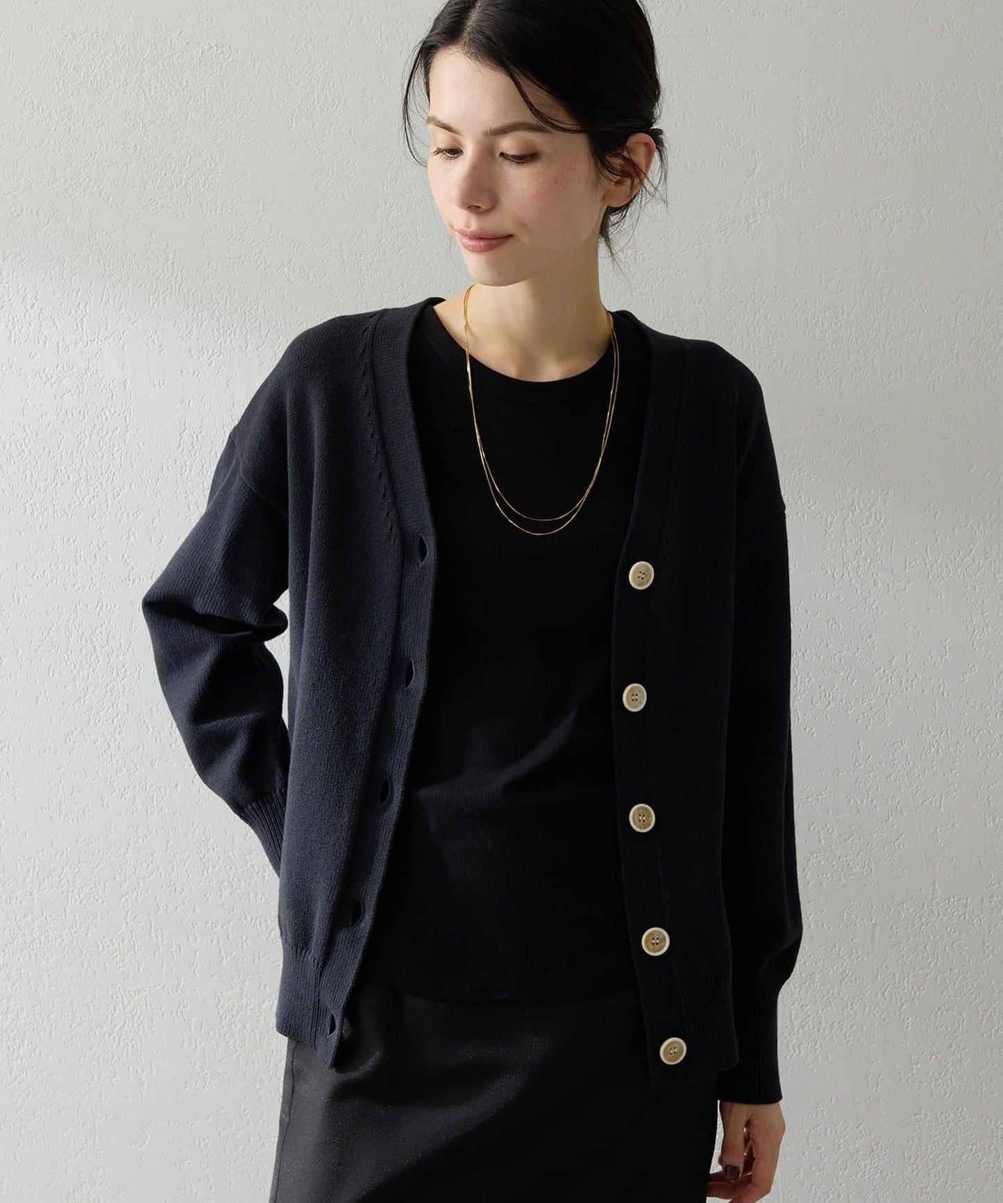 紐扣設計 針織開衫