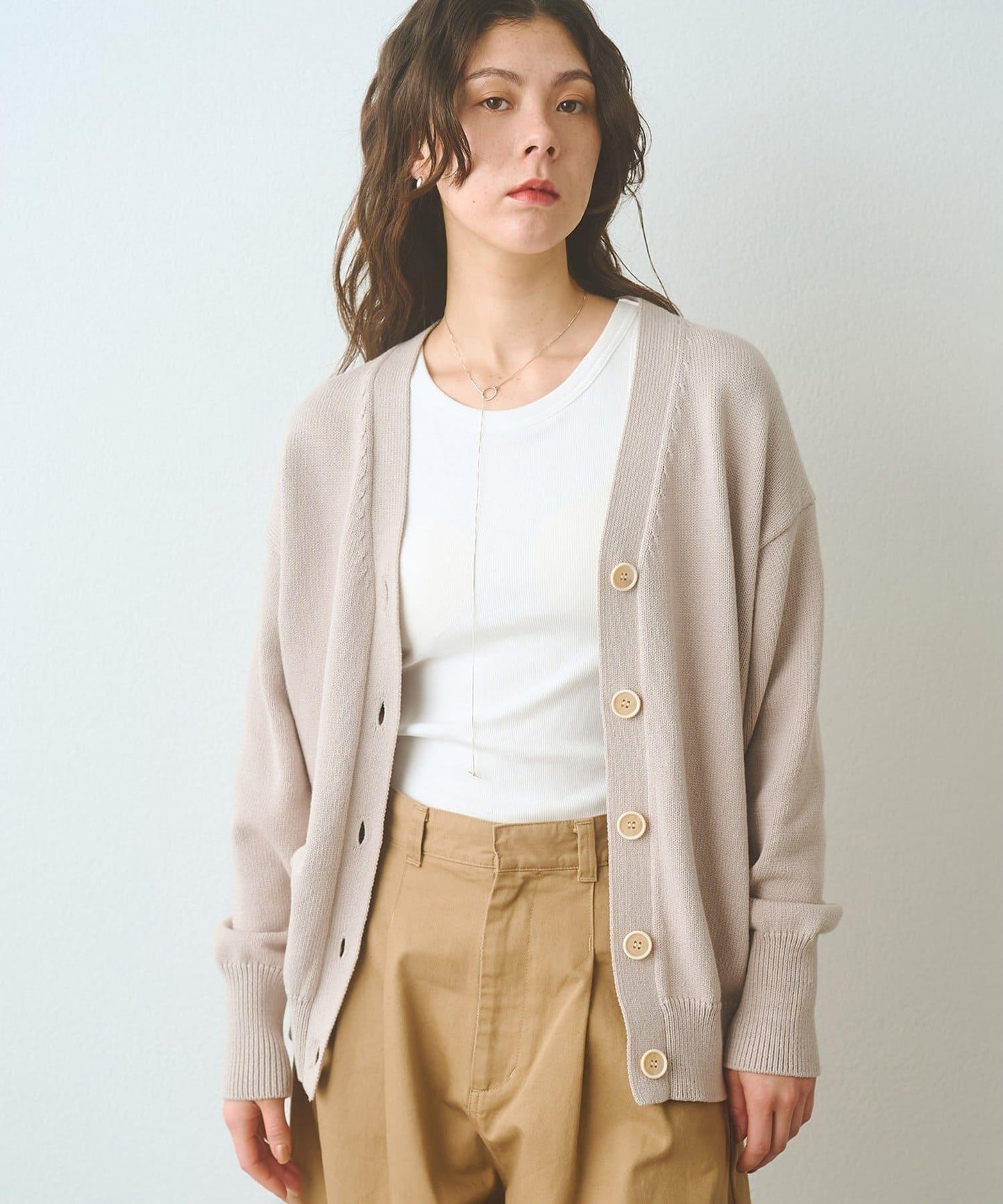 紐扣設計 針織開衫