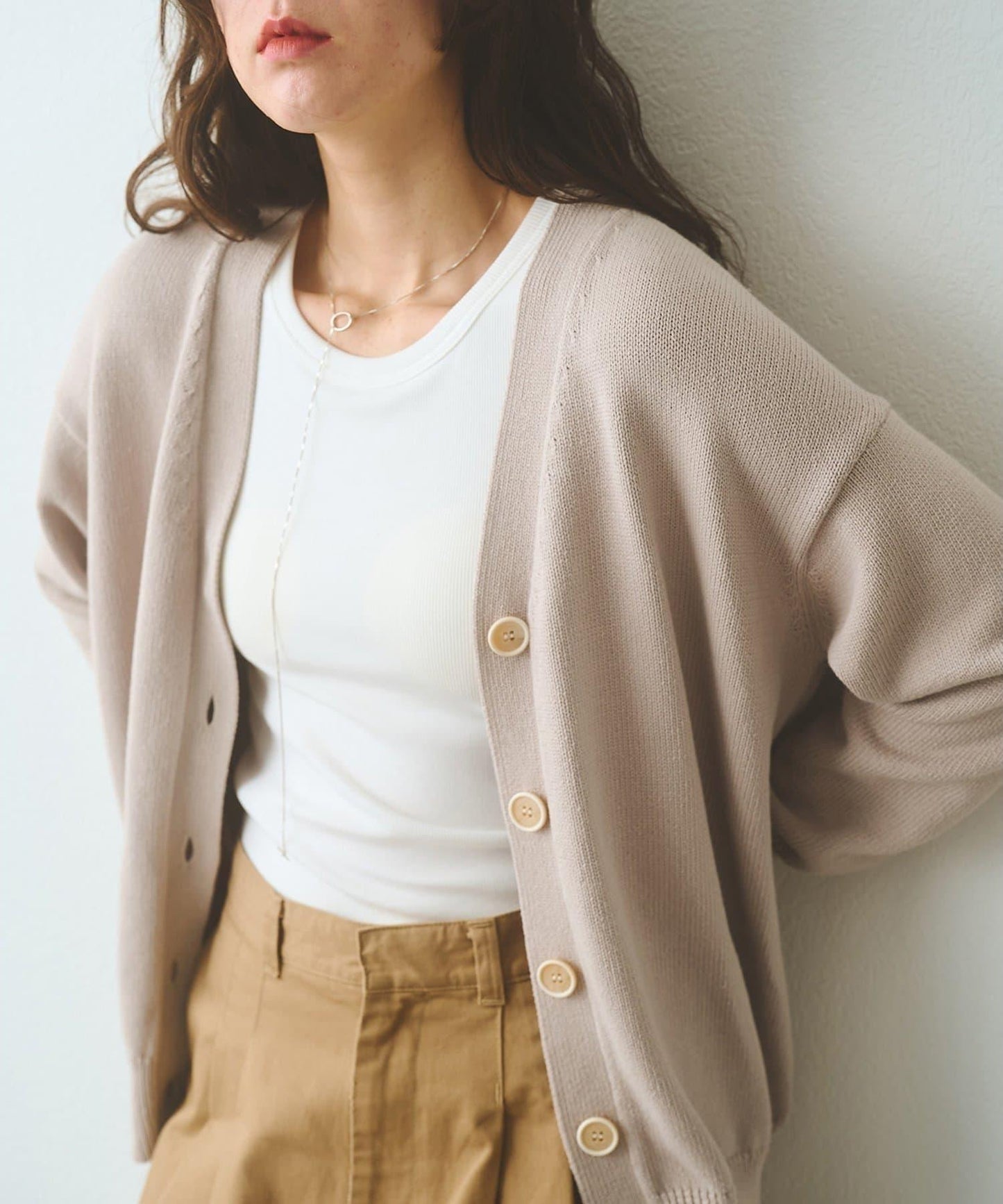 紐扣設計 針織開衫