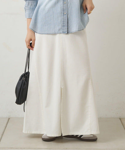 天絲混紡牛仔半身裙